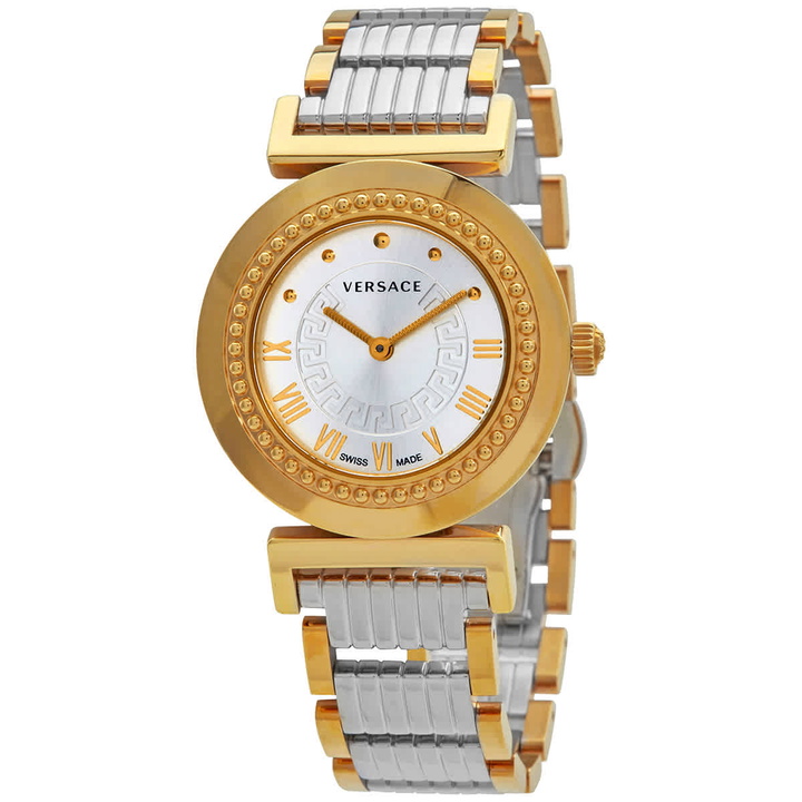 Photo: Versace Vanity Quartz White Dial Ladies Watch P5Q80D499S089