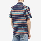 Missoni Men's Zig Zag Polo T-Shirt in Blue/White/Orange