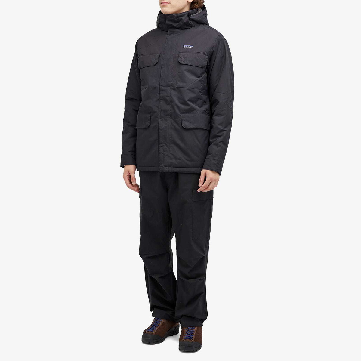 Patagonia Men's Isthmus Parka Jacket in Ink Black