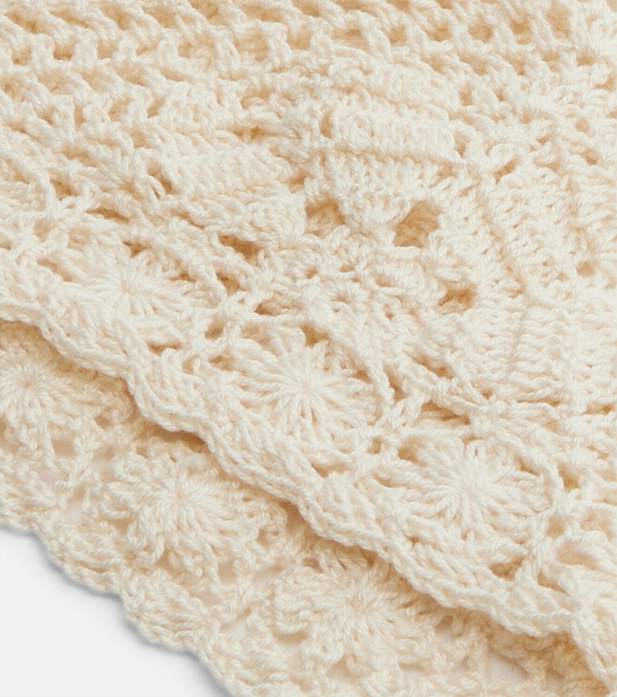 Anna Kosturova Crochet cotton scarf