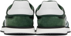 Dolce&Gabbana Green Mixed-Material 'DG' Cushion Sneakers