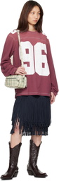 Acne Studios Red Logo Jersey T-shirt