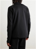 Satisfy - Logo-Print GhostFleece™ Polartec®Power Grid™ Half‑Zip Sweatshirt - Black