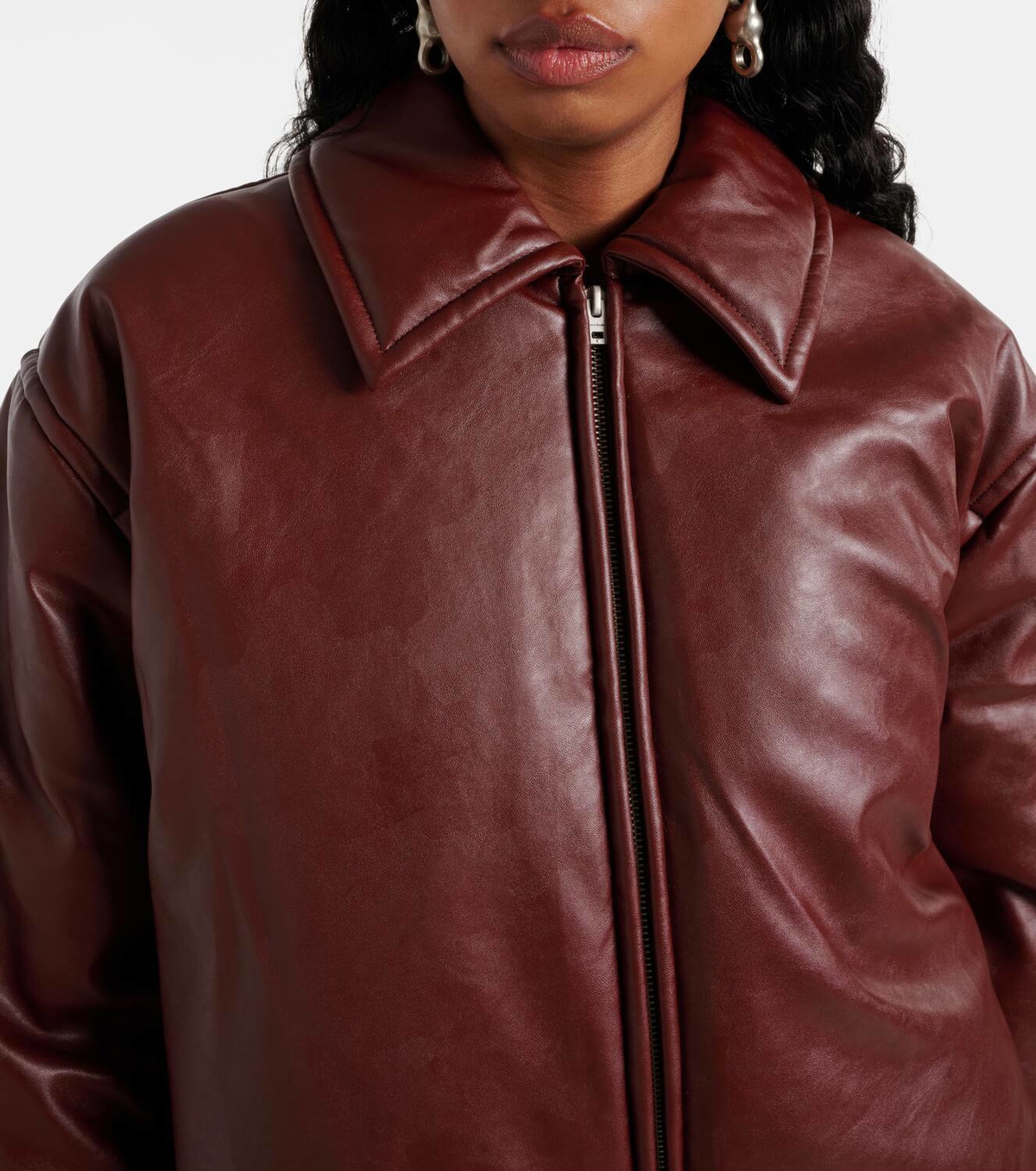 Acne Studios Faux leather bomber jacket Acne Studios Acne Studios Faux leather bomber jacket Acne Studios