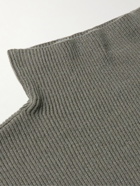 The Row - Daniel Ribbed Cashmere Rollneck Sweater - Green