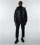And Wander - Quilted hooded down jacket