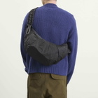 F/CE. Textured Twill Crossbody Bag in Black 