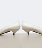 The Row Liisa leather pumps