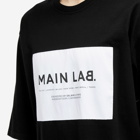 Balmain Men's Main Lab Logo T-Shirt in Black/White