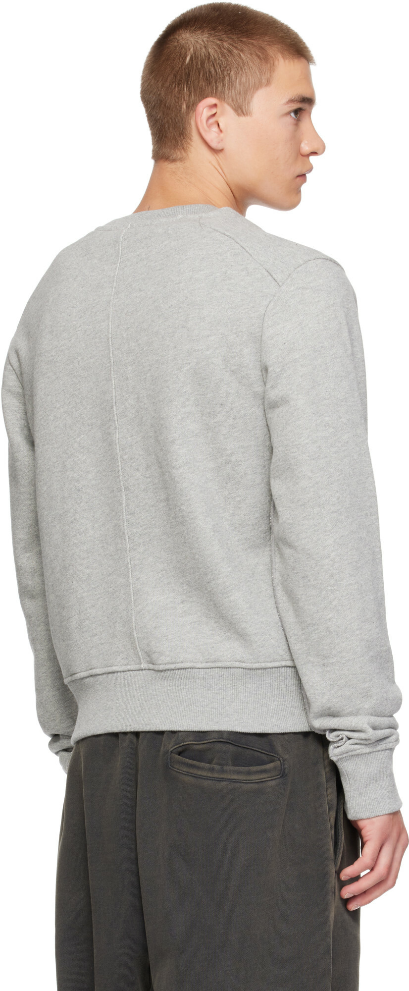 Entire Studios Gray Pod Crew Sweatshirt