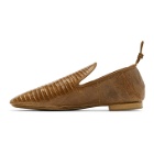 Lemaire Tan Soft Loafers