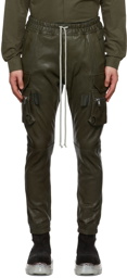 Rick Owens Green Mastodon Leather Pants