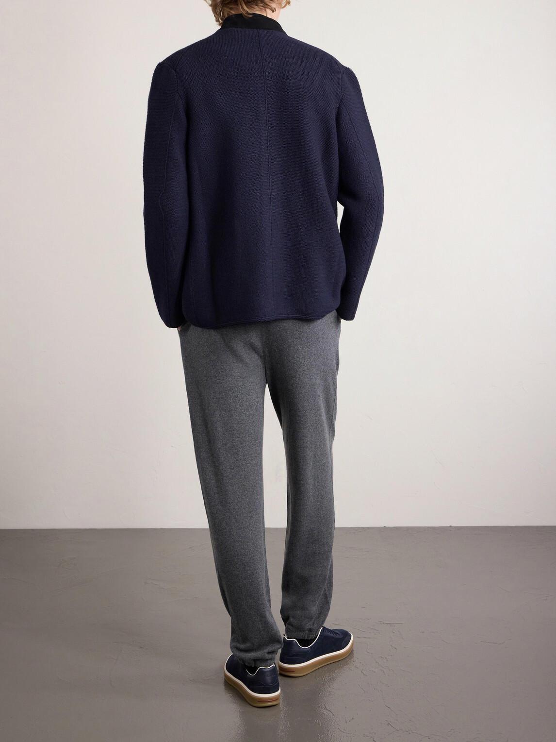 Loro Piana - Merano Tapered Cashmere Trousers - Gray