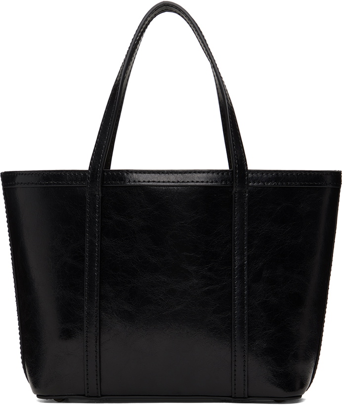 Photo: Dunst Black Crinkled Leather Tote