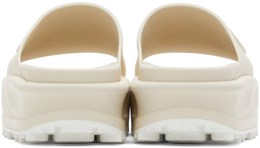 Gucci Off-White Rubber Sandals Gucci