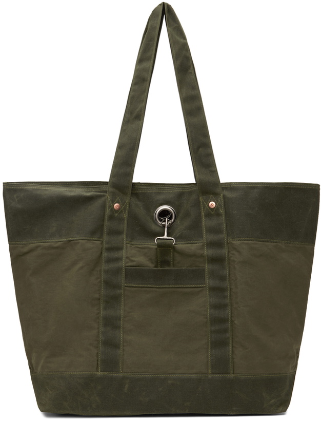 Photo: Uniform Bridge Green Waxed Tote