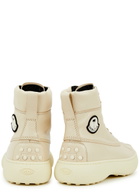 Moncler Genius 8 Moncler Palm Angels X Tod's Leather Ankle Boots Off White