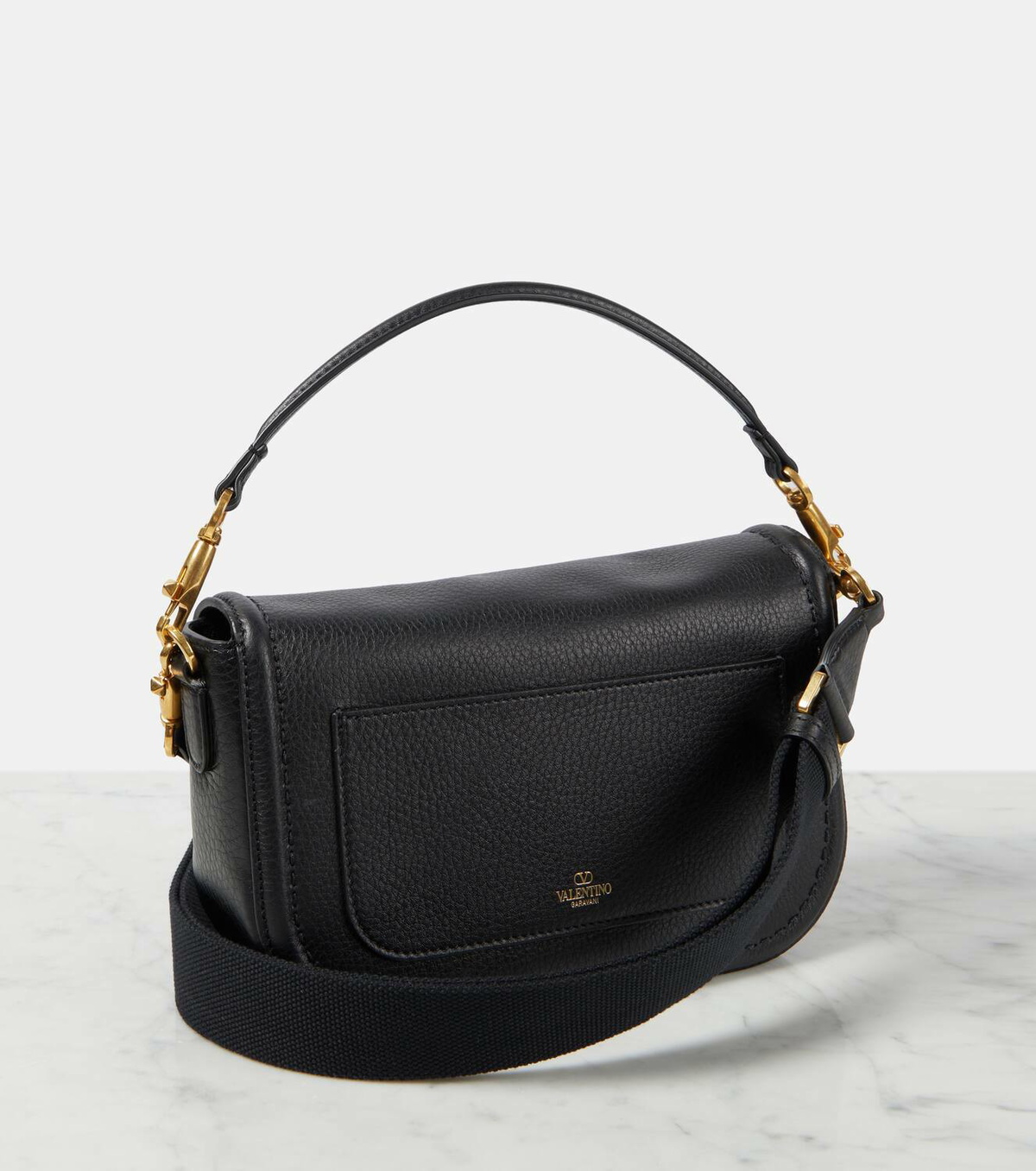 VIP【送料関税込】VALENTINO GARAVANI ALLTIME SHOULDER BAG Valentino Garavani Alltime Grainy Calfskin Shoulder Bag for