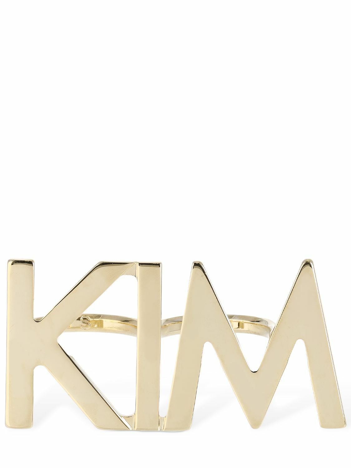 DOLCE & GABBANA - Kim Letters Double Ring Dolce & Gabbana