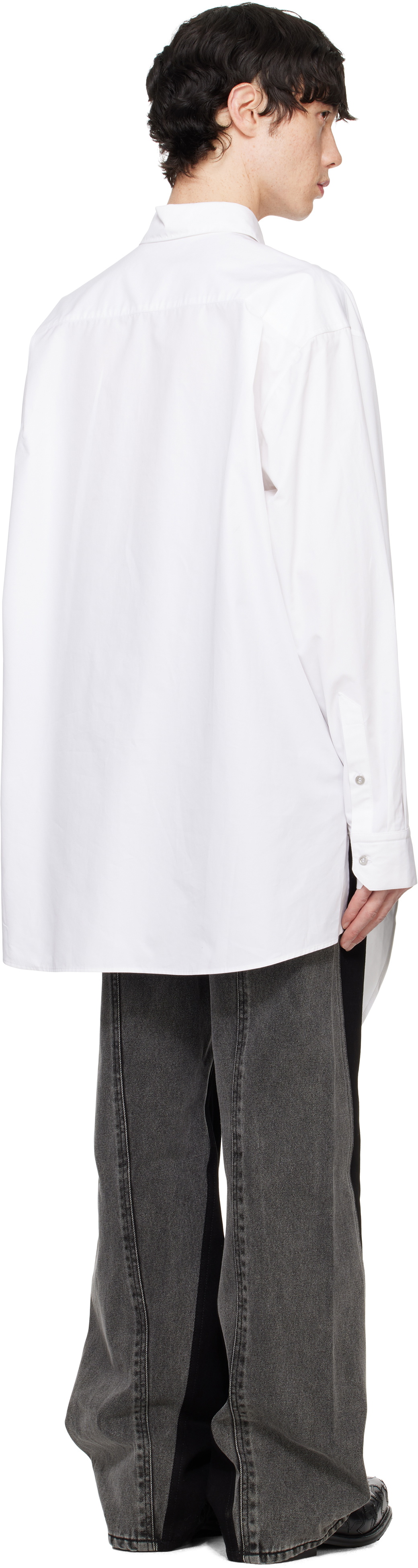 Mugler White Knot Shirt