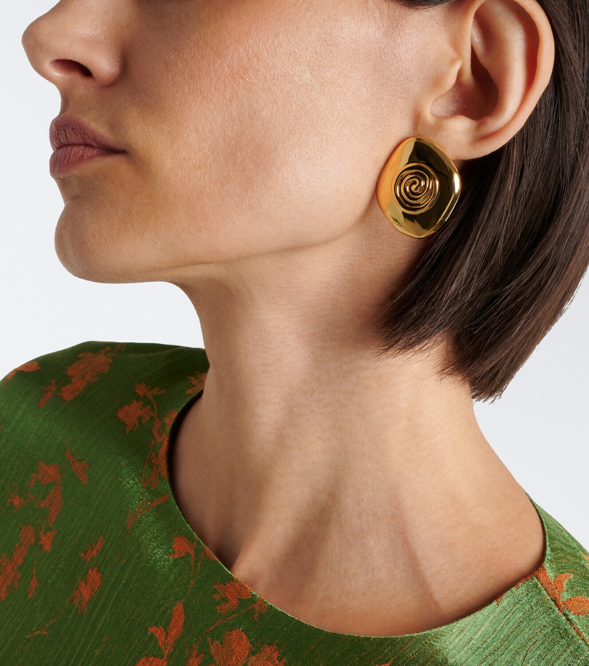 Déhanche Koru 14kt gold-plated stud earrings