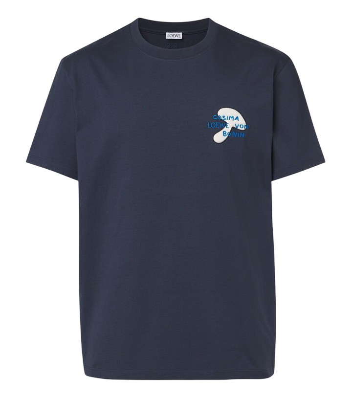 Photo: Loewe x Cosima von Bonin logo cotton jersey T-shirt