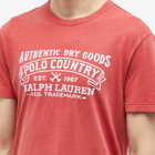 Polo Ralph Lauren Men's Polo Country T-Shirt in Evening Post Red