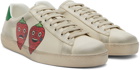 Gucci Off-White Strawberry Ace Sneakers