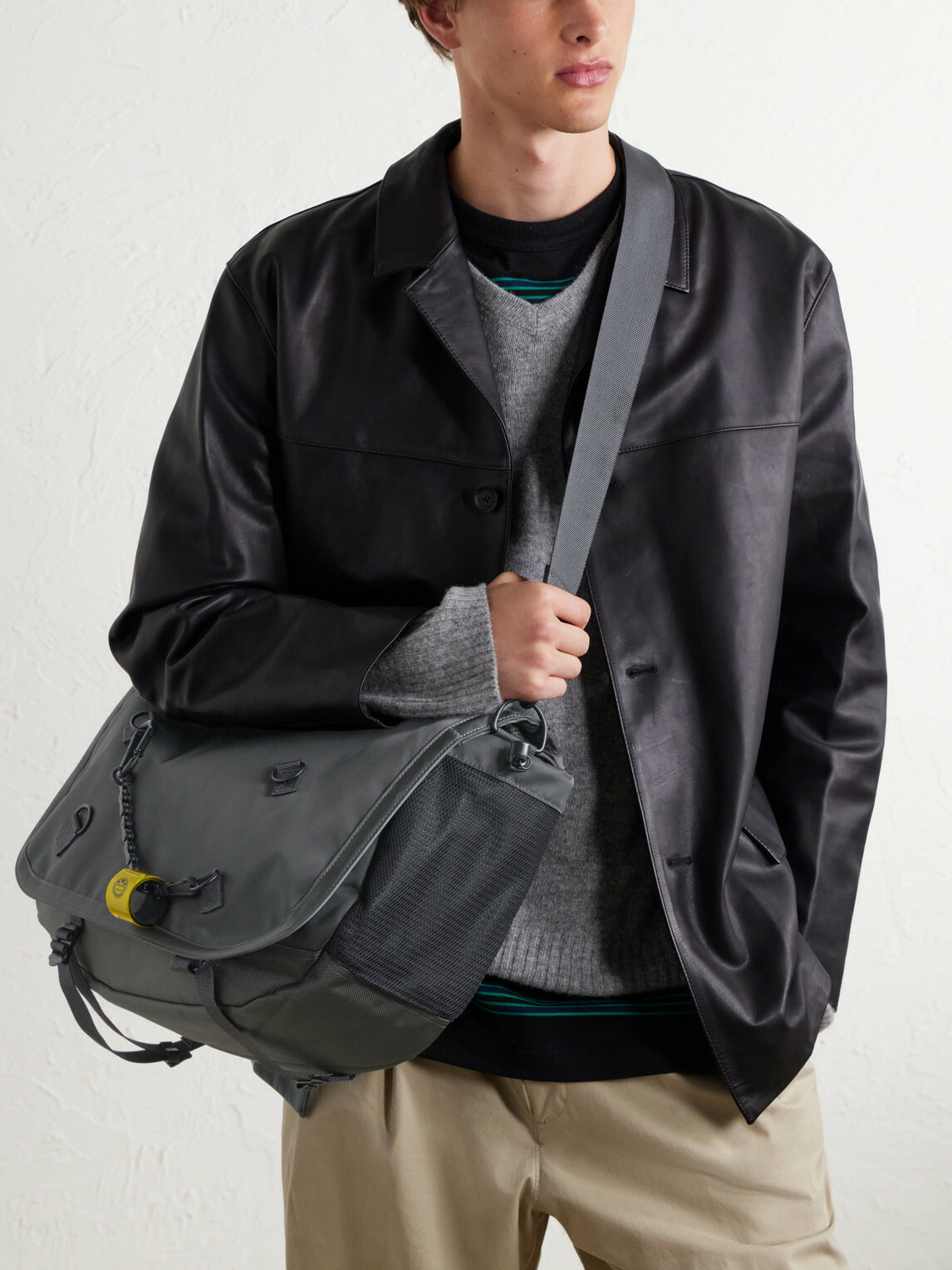 Porter-Yoshida and Co - Ride Shell Messenger Bag - Gray