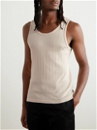mfpen - Two-Pack Ribbed Cotton Tank Tops - Neutrals