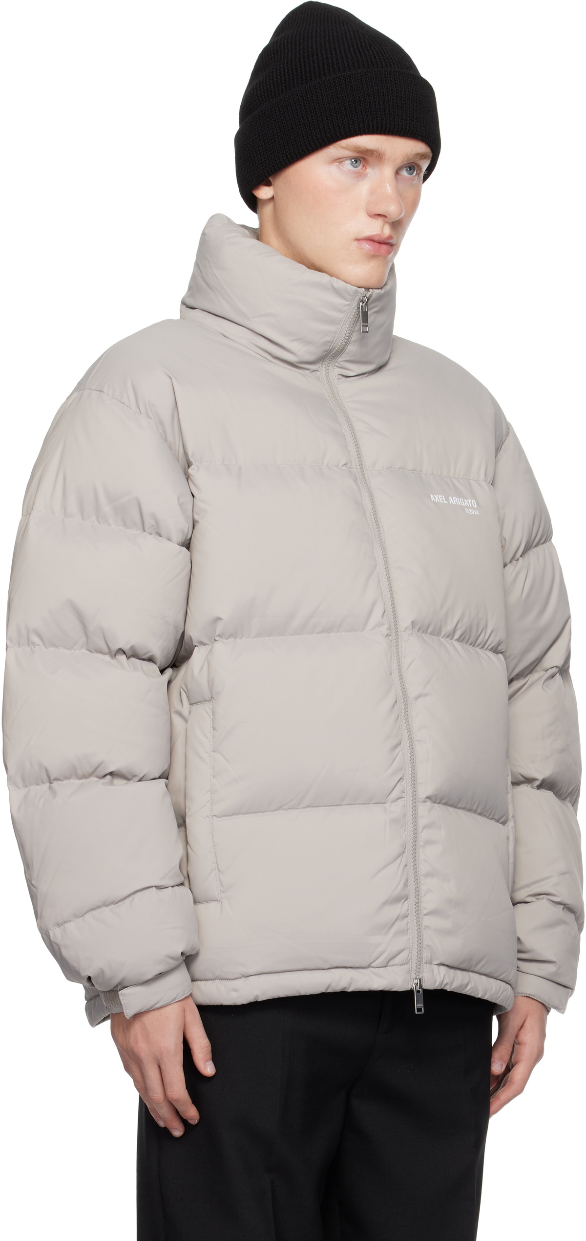 Axel Arigato Gray Observer Puffer Down Jacket
