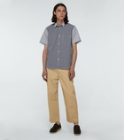 Comme des Garcons Homme - Short-sleeved seersucker shirt