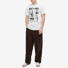 Boys Own Men's The Social Awareness Front Print T Shirt in White
