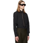 TOM FORD Black Poplin Slim Fit Shirt