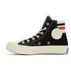 Converse Black Wool Knit Back Chuck 70 High Sneakers