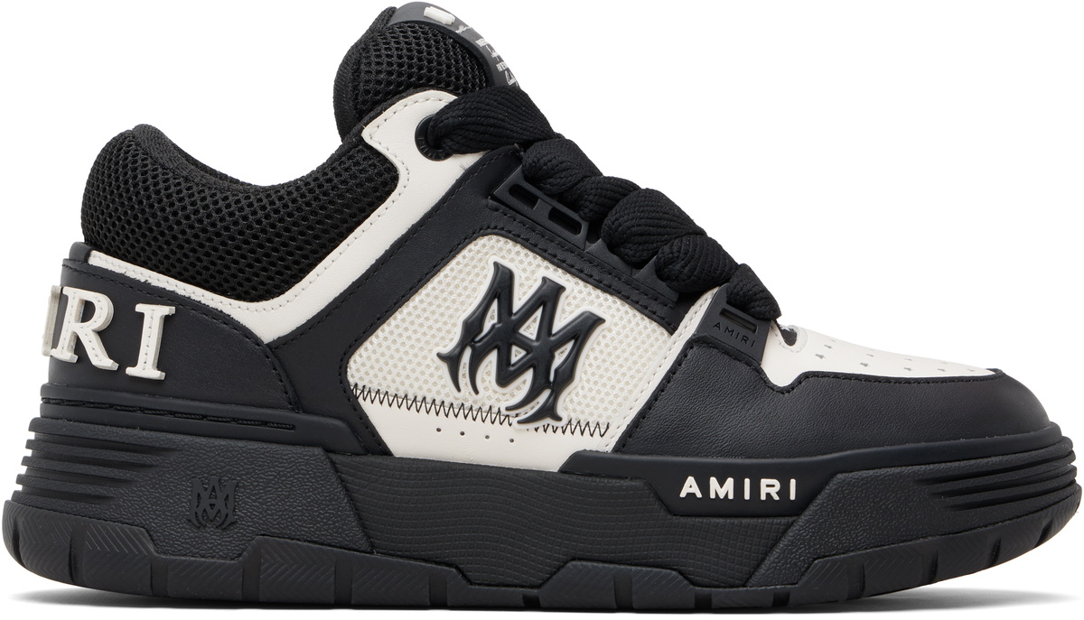 AMIRI White & Black MA Patch MA-1 Sneakers