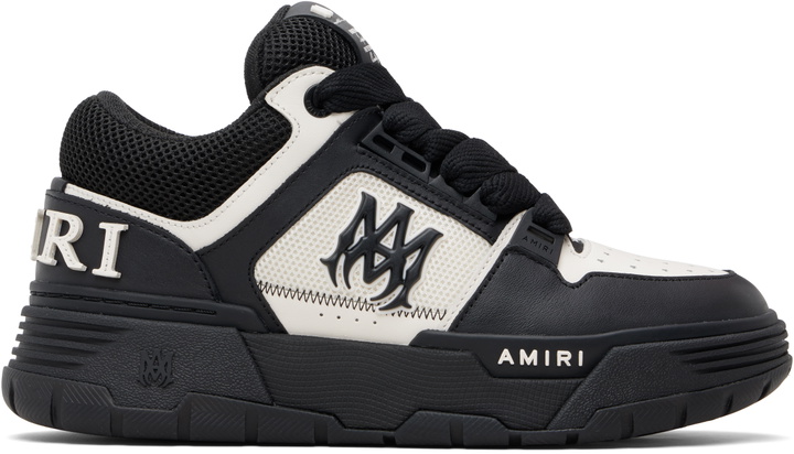 Photo: AMIRI White & Black MA Patch MA-1 Sneakers