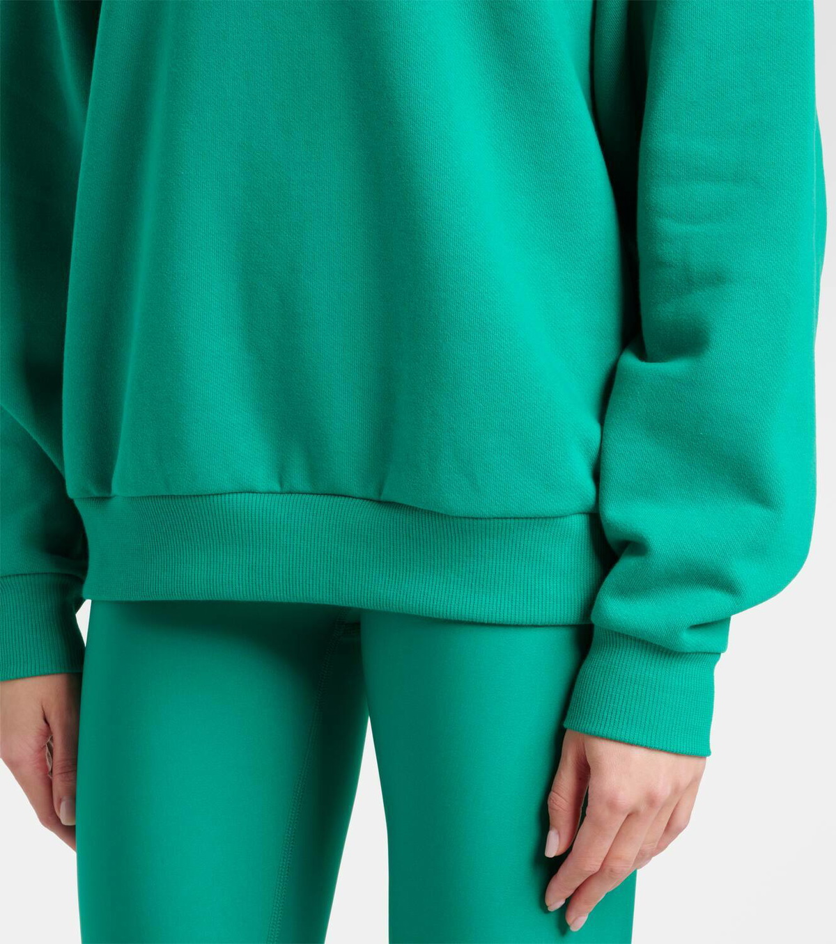 Alo Yoga Accolade cotton-blend sweatshirt