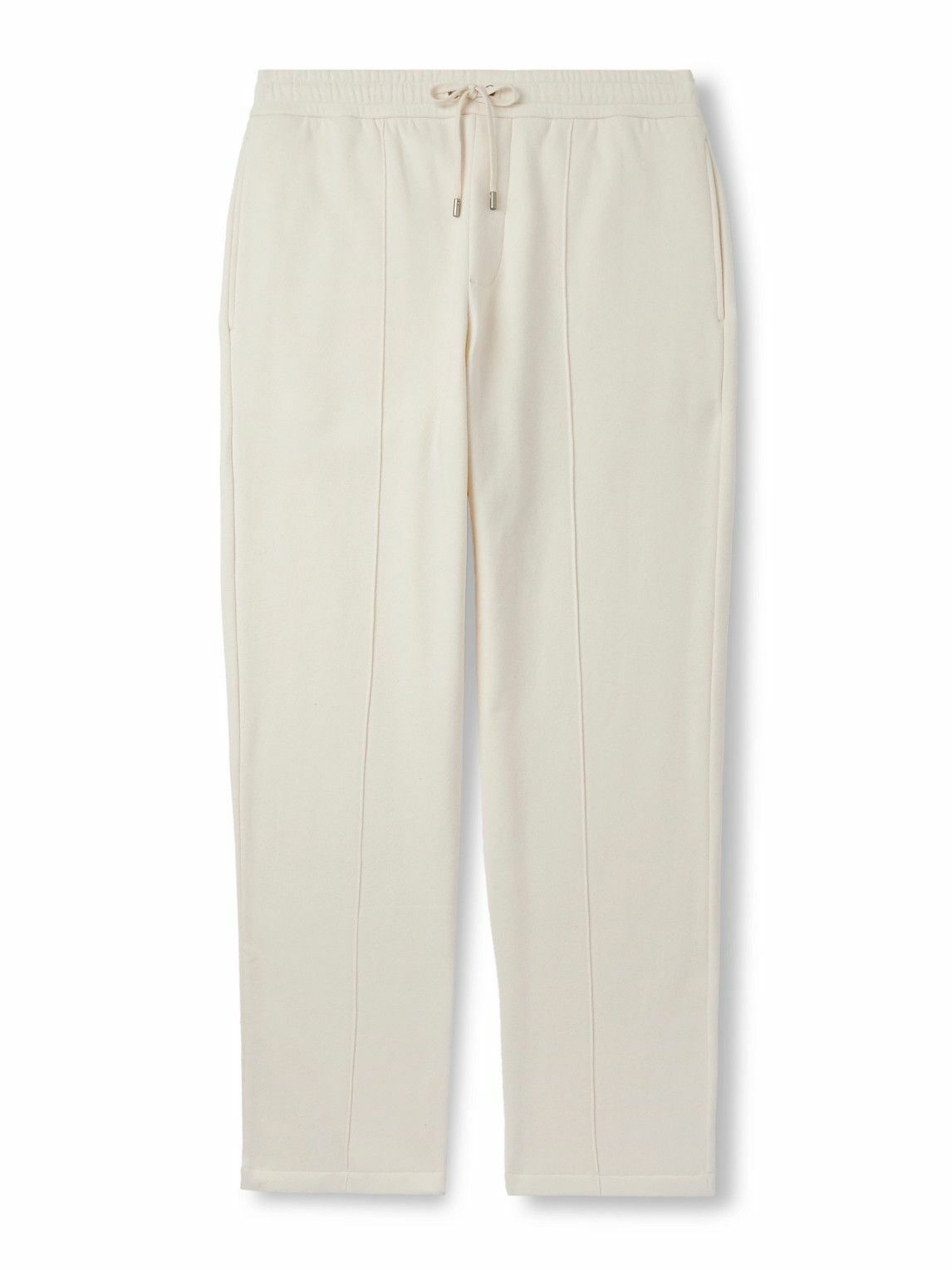 Ralph Lauren Purple label - Straight-Leg Cotton and Cashmere-Blend Sweatpants - Neutrals