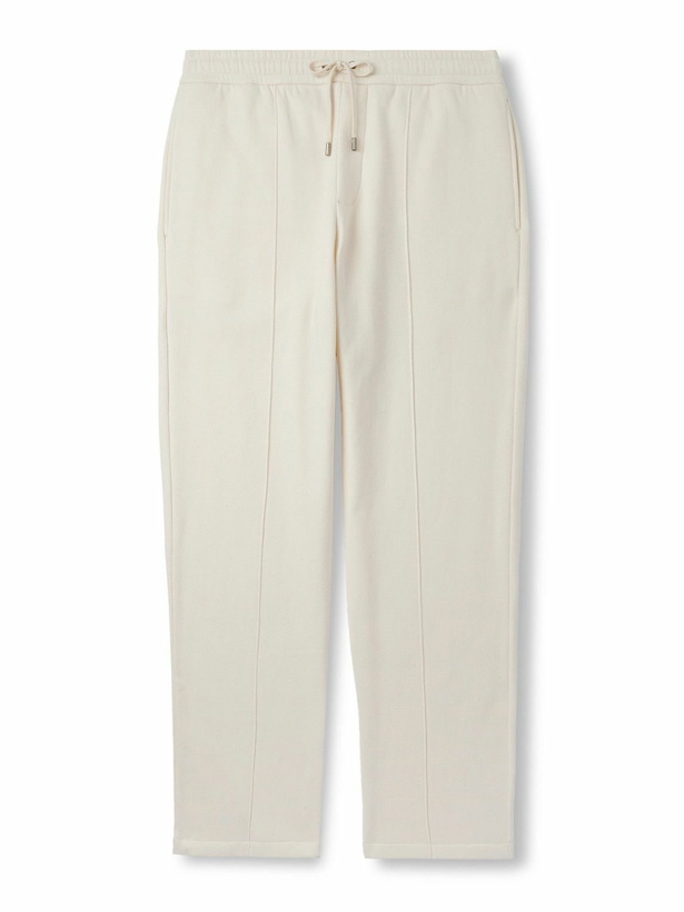 Photo: Ralph Lauren Purple label - Straight-Leg Cotton and Cashmere-Blend Sweatpants - Neutrals