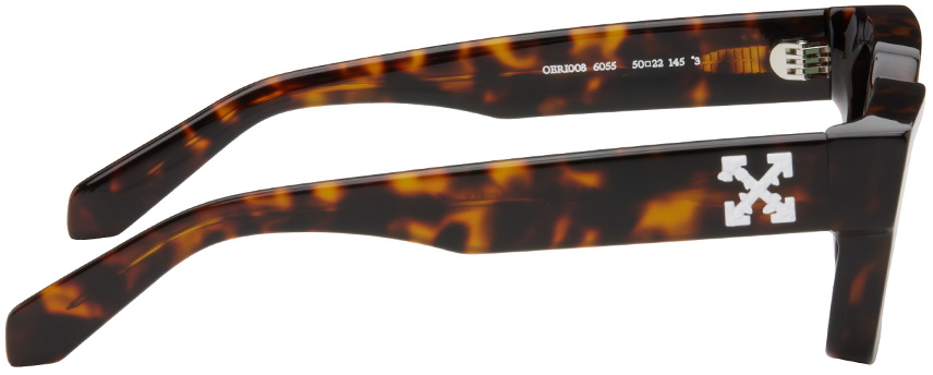 Off-White Tortoiseshell Virgil Sunglasses Off-White