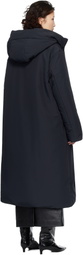 Jil Sander Black Relaxed Fit Long Down Coat