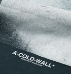 A-COLD-WALL* - Logo-Print Cotton-Jersey T-Shirt - Blue