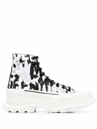 ALEXANDER MCQUEEN - Cotton Leather Trainers