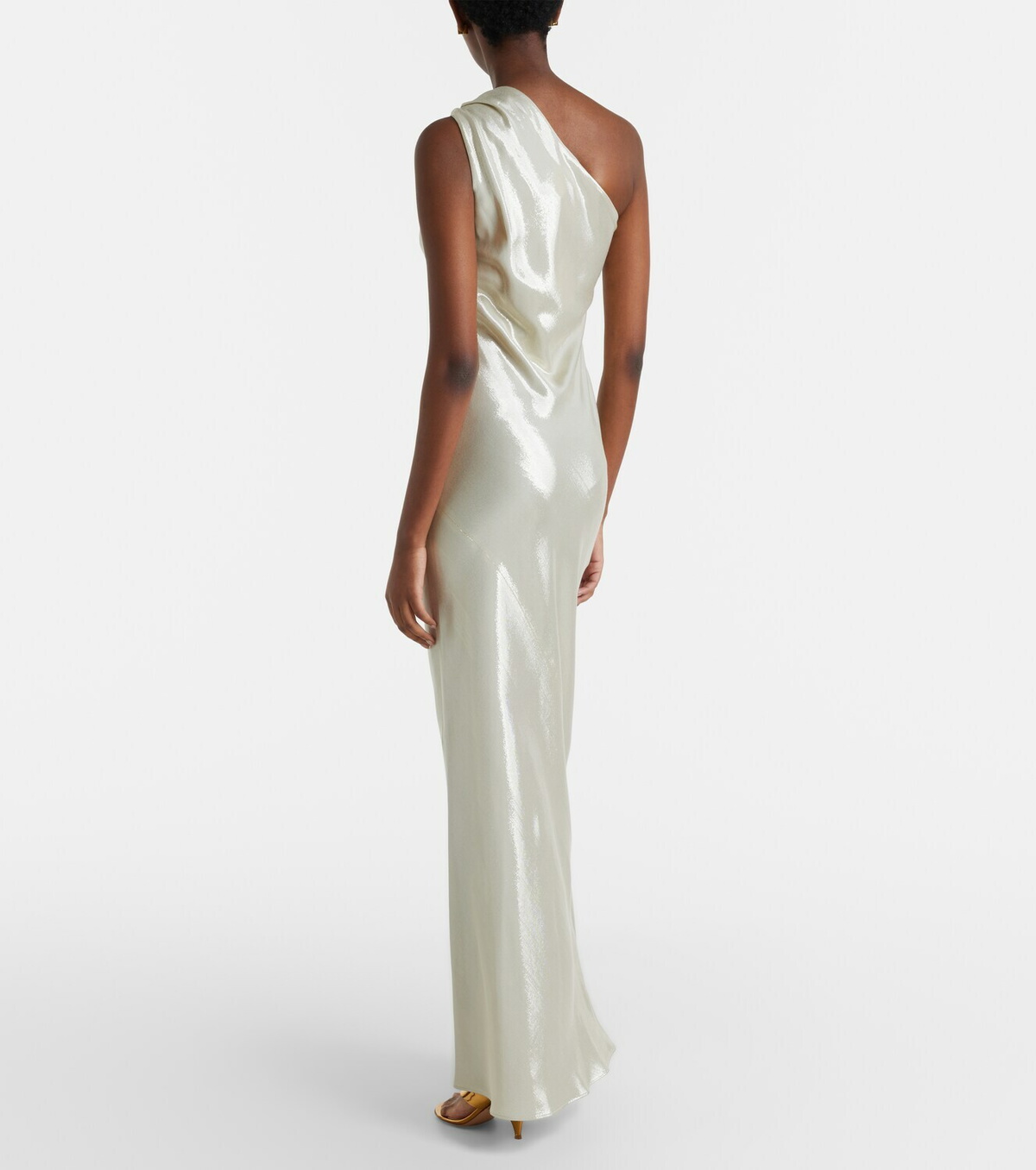 Max Mara Odissea one-shoulder gown