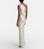 Max Mara Odissea one-shoulder gown
