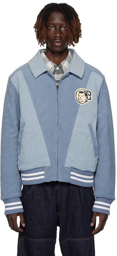 Photo: Billionaire Boys Club Blue Embroidered Bomber Jacket