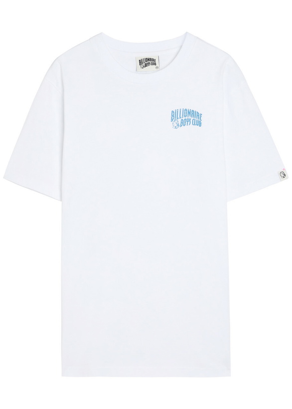 Photo: Billionaire Boys Club Small Arch Logo-print Cotton T-shirt White