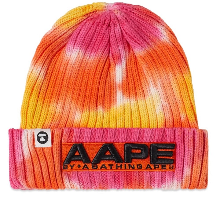 Photo: AAPE Tie Dye Logo Beanie