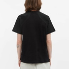 BYBORRE Men's Knitted Pocket T-Shirt in Volcanic Black